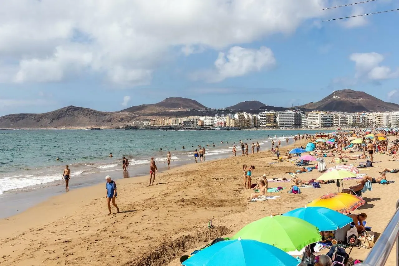 Апартаменты Flatguest Santa Catalina + Beach + Central + Wifi Лас-Пальмас-де-Гран-Канария